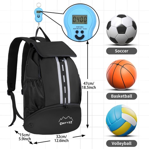 Wasserdicht Rucksack mit Kordelzug Sportrucksack mit Schuhfach Multifunktiona... - Bild 2 von 6