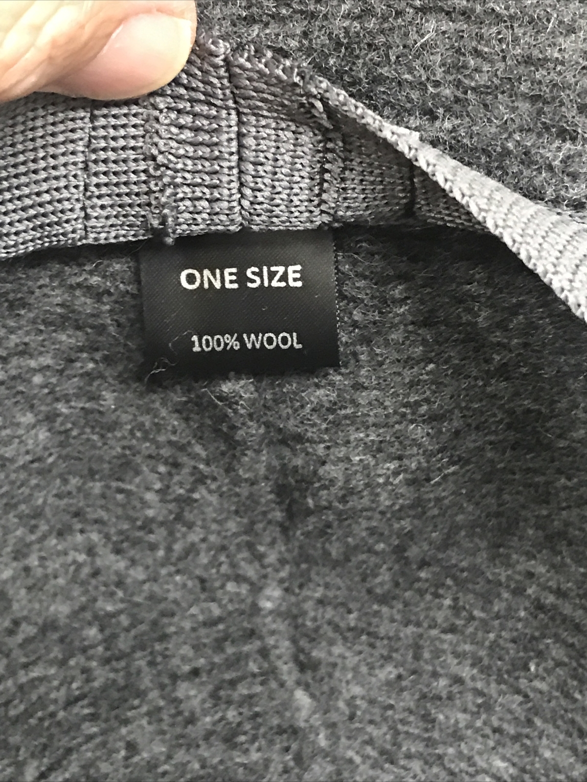 Adora Gray 100% Wool Hat Fedora - image 6