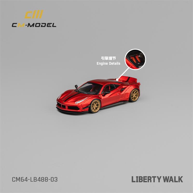 CMMODEL 1/64 LBWK Ferrari 488 フェラーリ 1/64 CM Model Ferrari 488 LBWK Liberty Walk Widebody (Magic