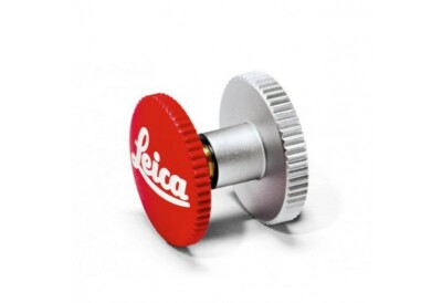 Genuine Leica M-System Soft Release Button 8mm Red with ''Leica'' lettering #14014