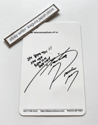 SHINee KEY Chapter 1&2 The Misconceptions of Us Official Photocard