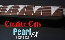 Shark Fin MOP Fretboard Markers Vinyl Inlay Stickers Decal for ANY GUITAR