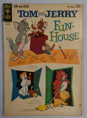 TOM AND JERRY FUN HOUSE (1963) VG/FN GOLD KEY