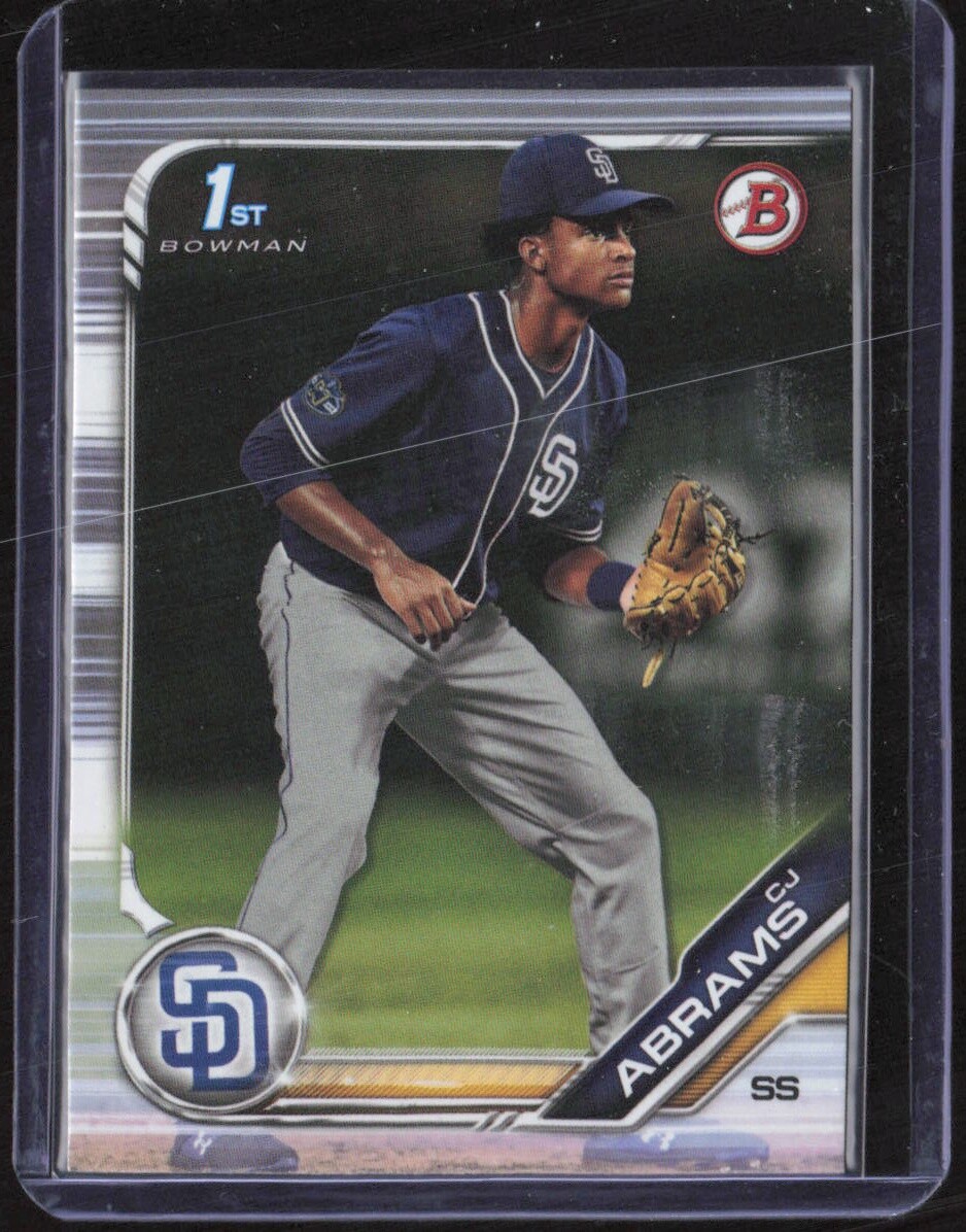 2019 Bowman Draft #BD-85 CJ Abrams
