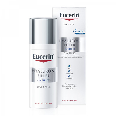 Eucerin HYALURON-FILLER 3x EFFECT Fluid SPF 15 50 ml