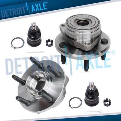Front Wheel Hub Bearing Lower Ball Joints for Taurus Continental Mercury Sable