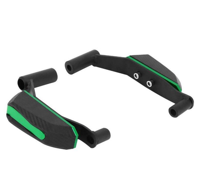Tampon de protection Z900 alu vert et carbone 10mm pour vos sorties