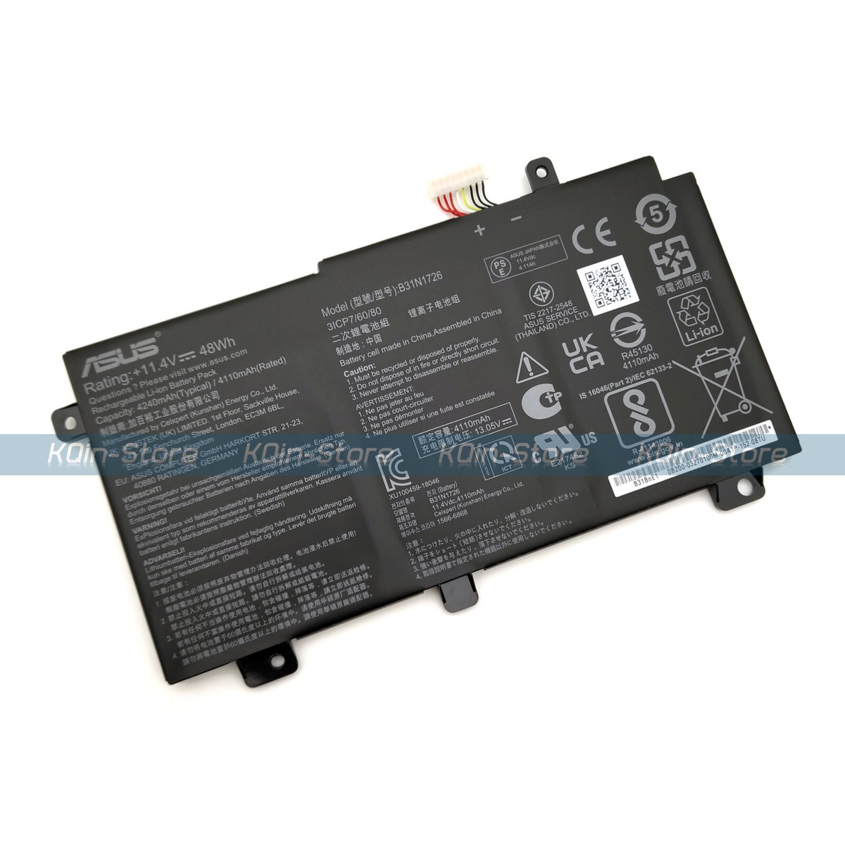 Genuine B31N1726 OEM Battery for ASUS G512 G512LI G531 G531GT FA506 FA706  FX504