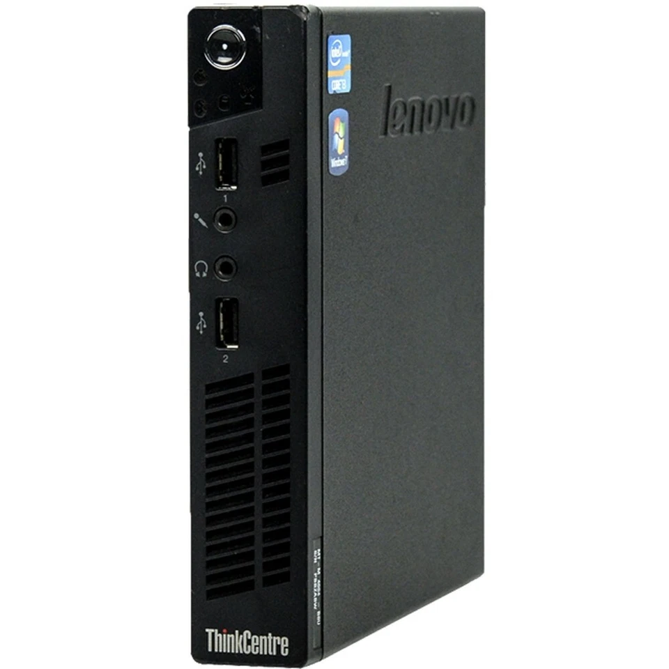 Lenovo ThinkCentre M72e Micro Tiny PC Core i3 @2.6 Wi-Fi 8GB RAM 240GB SSD Win10 - Image 4 of 4