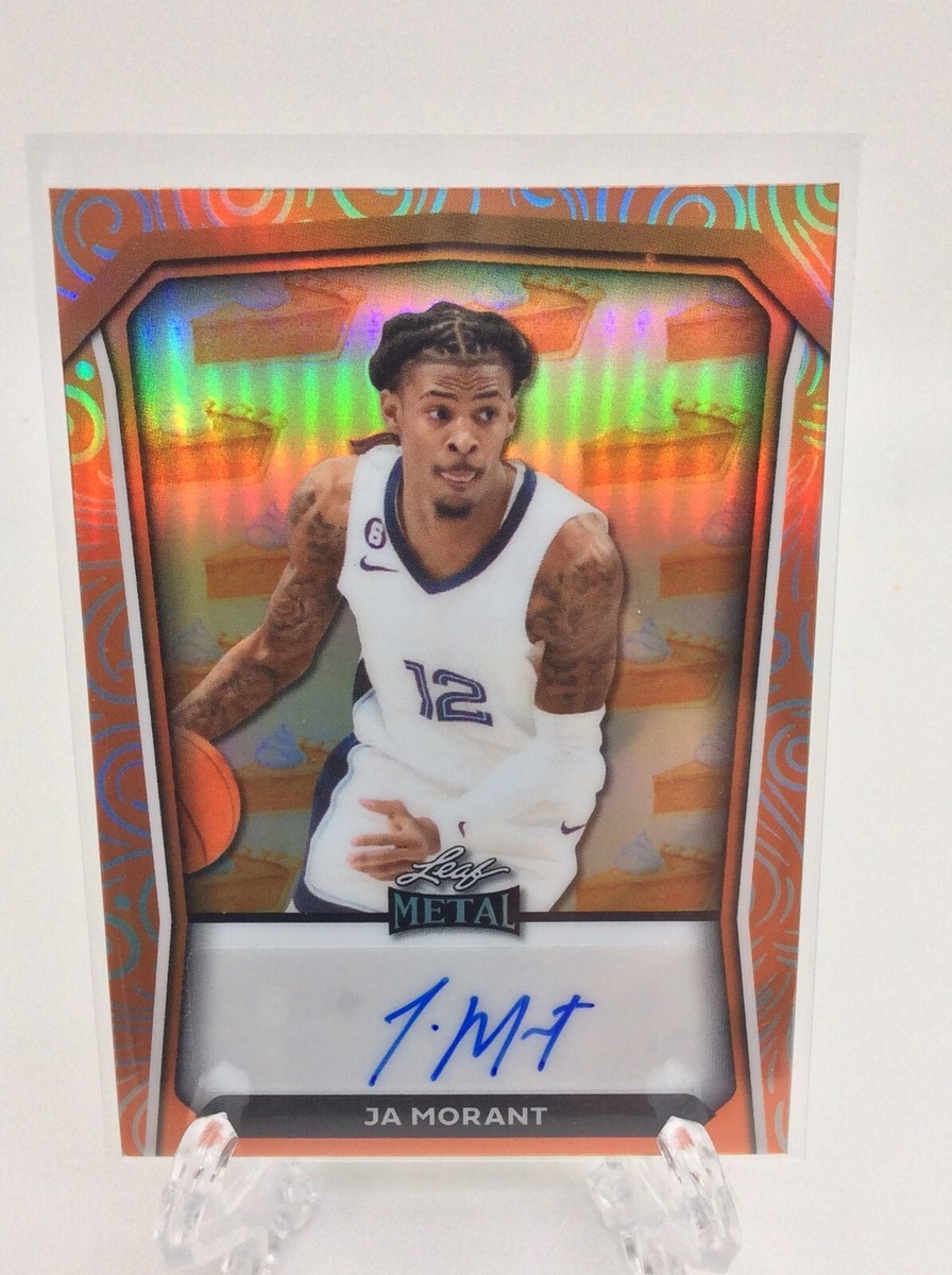 2024 Leaf Metal Thanksgiving Ja Morant /3 pumpkin pie auto # TA 