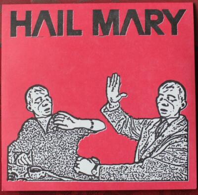 Crucifixate Earache Hail Mary The Red Scare 5  Vinyl Hand Held Heart HHH-05 Hard