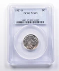 MS65 1937-S Indian Head Buffalo Nickel PCGS *3599