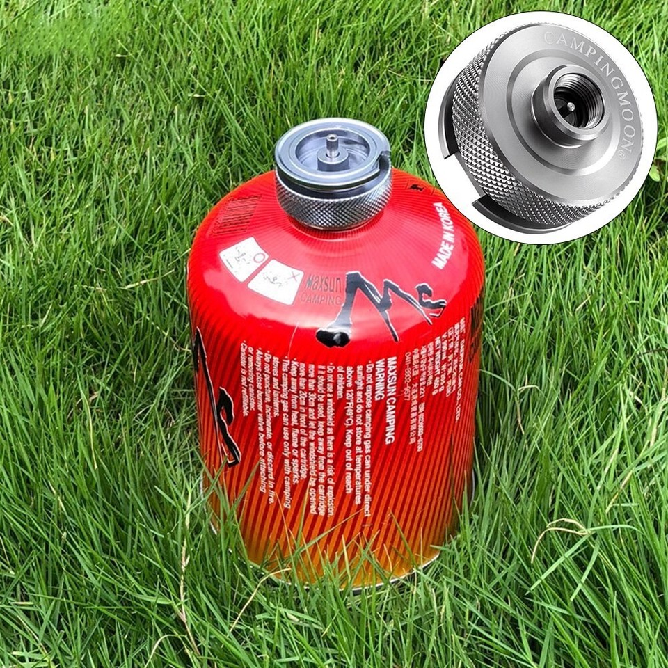 Camping Gas Burner Adapter Change Butane Stove to Standard Gas Canister