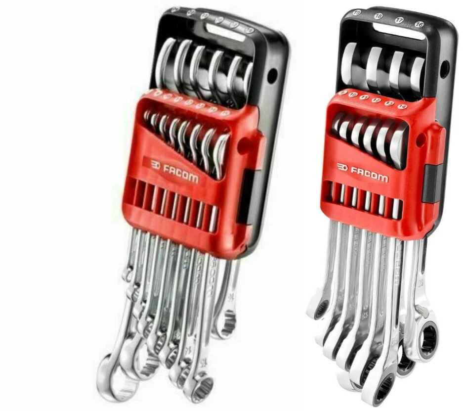 Facom ratchet cheap spanner set