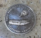 Gemini IX Men in Space Series The Danbury Mint  Silver Coin