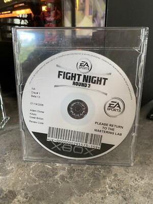 Xbox Alpha Beta Fight Night Round 3 Entwickler, Dev, Alpha Build, Preview Debug