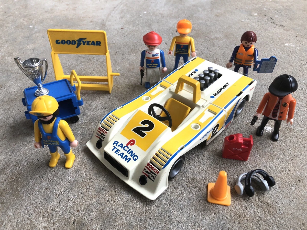 Playmobil Geobra 1979 Racing Car Figures eBay
