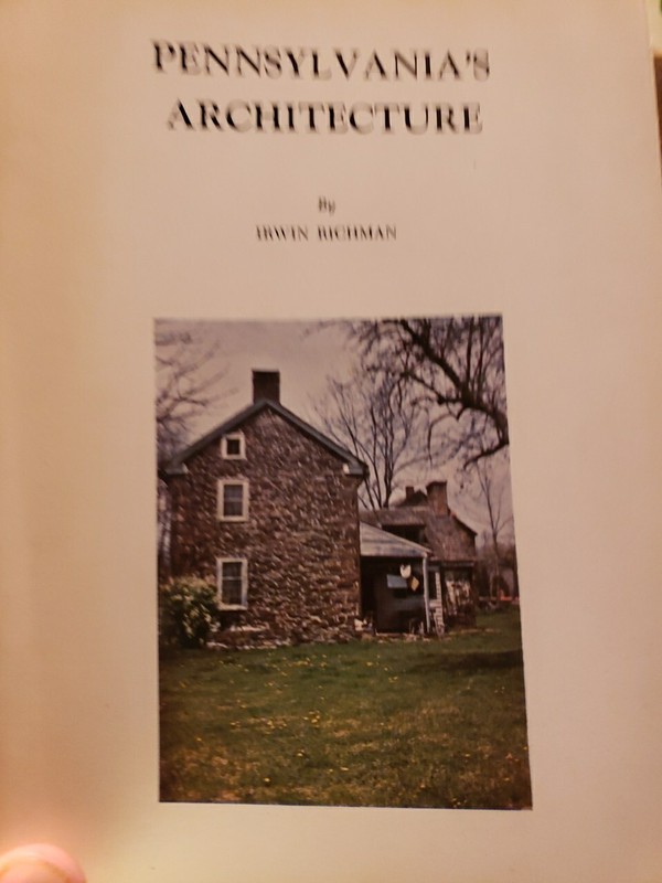 PENNSYLVANIA ARCHITECTURE IRWIN RICHMAN  bx735
