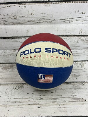 VTG Polo Sport Ralph Lauren Rawlings Red/White/Blue USA Full Size Basketball