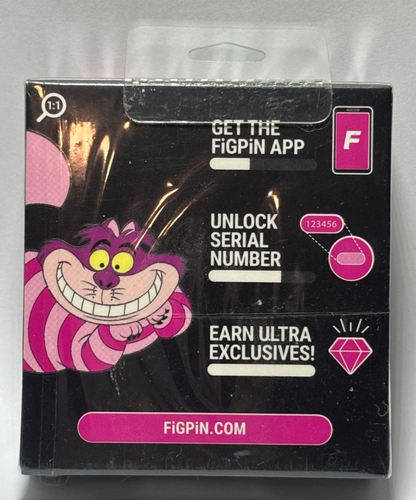 Figpin Mini Alice In Wonderland's M76 Cheshire Cat Pin SEALED NEW - Picture 2 of 2