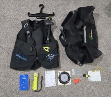 Oceanic Reef Pro BCD Size Large Scuba Diving BC Vest + Accessories