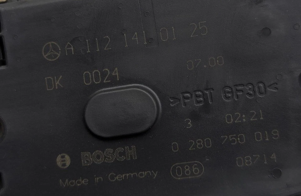 01-05 Mercedes W203 C320 C240 E320 Cuerpo del acelerador del motor de admisión 1121410125 OEM✅ Foto 2 de 4