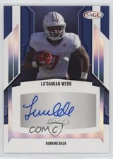 2024 SAGE HIT Low Series Auto Silver La'Damian Webb #A-LW Auto 0nr3