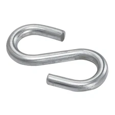 B-LINE BY EATON 4RHX1 PK 10 S Hook, Steel, Zinc Plated, 1 in L 4RHX1