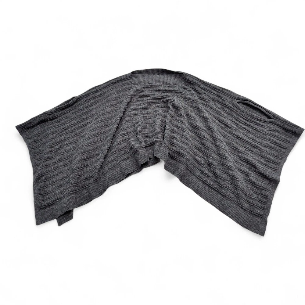 Lululemon Forward Flow Knit Poncho Gray, Size L