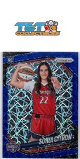Sonia Citron 2025 Panini Prizm WNBA Blue Velocity #148 Washington Mystics RC