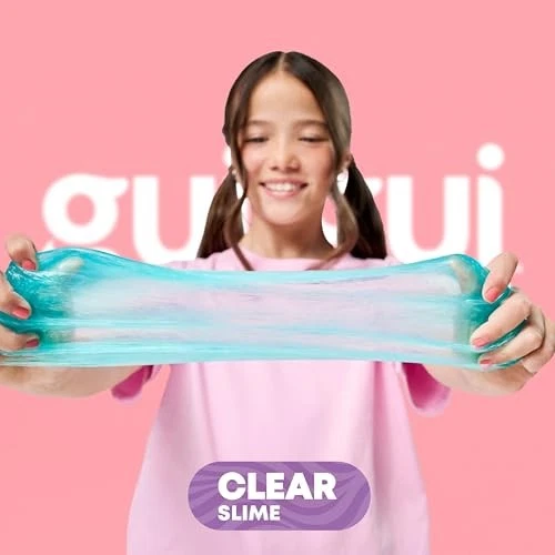 Gui Gui 2-Pack Scented Slime Kit: Clear & Gloss DIY, Reusable Containers, ASMR - Image 3 of 4