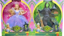 Wicked For Good Enchanting Glinda and Thrillifying Elphaba Delux Dolls (NEW)