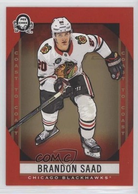 2018-19 O-Pee-Chee Coast to Coast Canadian Tire Red Brandon Saad #36 e6j