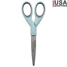 7 Inch Titanium Bonded Scissors Micro-tip Soft Grip Precision Cutting Crafting