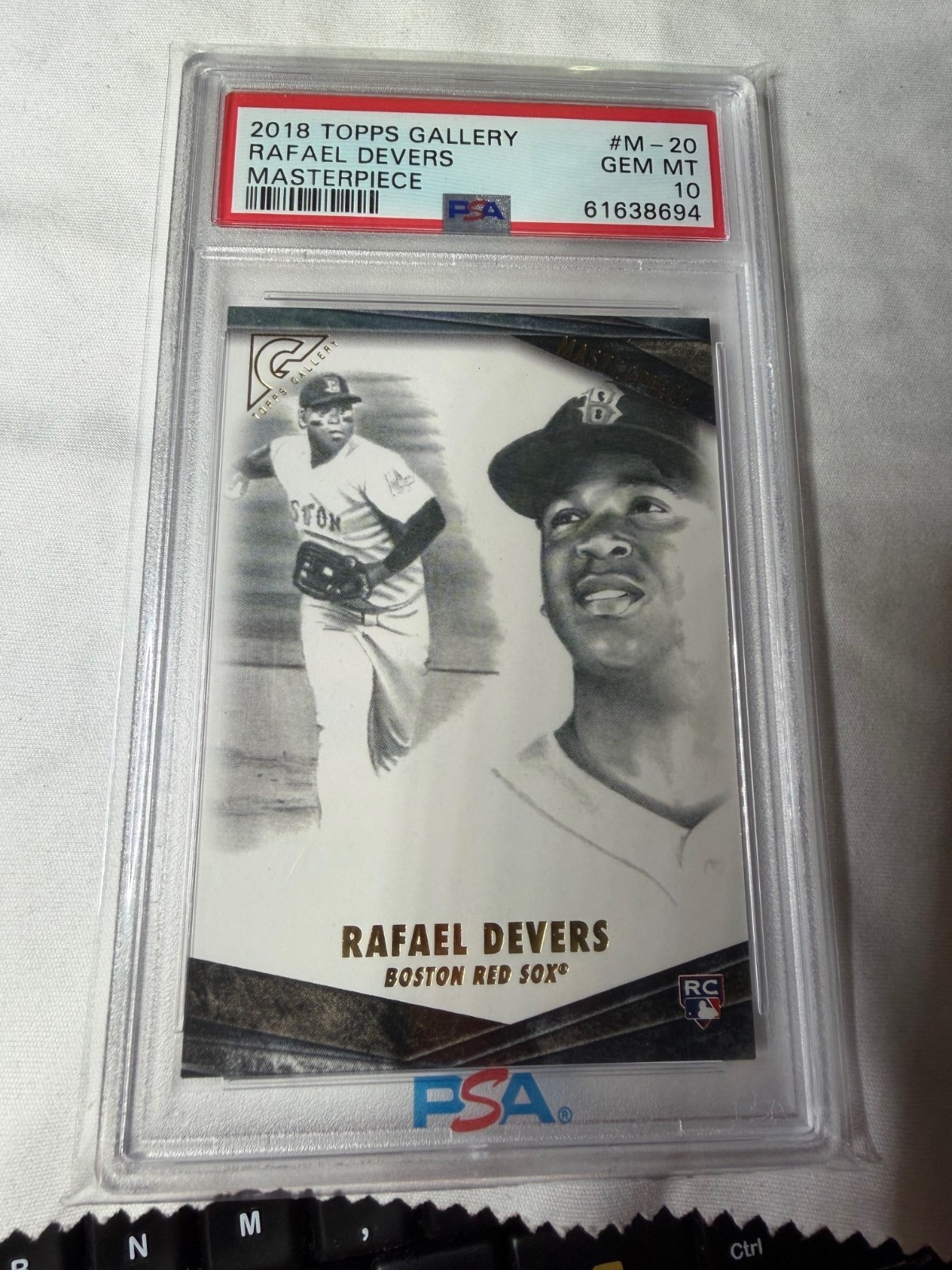 PSA 10 Gem MINT POP 2 2018 Topps Gallery Masterpiece RAFAEL DEVERS RC CARD M-20