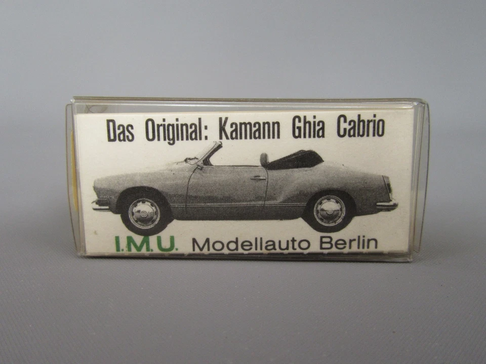 C924 IMU 01201 Germania Scatola Vuota Per VW Karmann Ghia Cabriolet Ho 1:87 - Immagine 2 di 4
