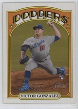 2021 Topps Heritage High Number Action Image Variation SP Victor Gonzalez sh7