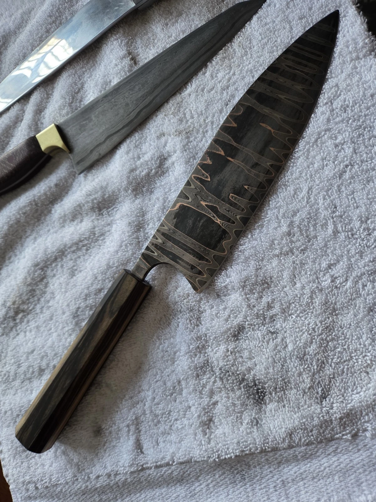 8 Inch Baker Forge Aurora-mai Ladder Pattern Chef's Knife With Black And...
Opens in a new window or