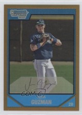 2007 Bowman Chrome Prospects Gold Refractor 4/50 Jesus Guzman #BC66 0c2