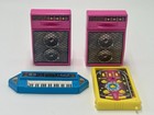 Vintage Mattel Barbie Game Room Set Speakers Keyboard Pinball Machine Lot 1986 — photo 1