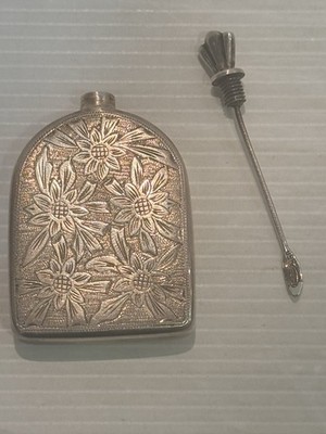 ANTIKER PARFÜMFLAKON MASSIV SILBER 950 LARIA Silver Parfümflasche
