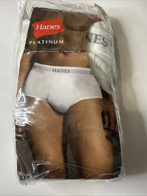 Hanes Classic Men's Underwear tagless briefs Size S - White 6 Pack