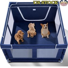 Durable Indoor Pet Playpen Puppies Kittens Easy Assembly Sturdy Safe Design New