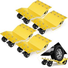 4x Car Wheel Dolly Heavy Duty Skate Auto Repair Van Positioning Jack 8000lbs
