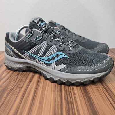 Saucony Excursion TR Trail Running Lightweight Hiking Shoes Gray Blue  Women's 10