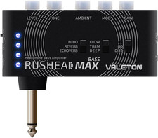 Rushead Max Bass USB Chargable Portable Pocket Bass Headphone Amp Carry-On Bedro