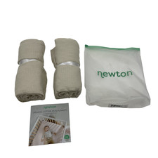 Newton Baby 2 Pack Organic Cotton Breathable Crib Sheet Oatmeal Solid NO1986