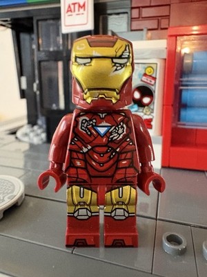COSTOM Marvel Iron Man Mark 6 Battle Damaged Minifigure from set 76269 - Avenger