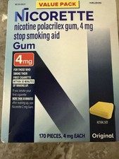 Haleon Nicolette Gum Value Pack Original 4mg 170 Pieces 10/2026