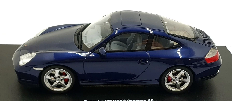 GT Spirit escala 1/18 resina GT938 - Porsche 911 (966) Carrera 4S - Azul - Imagem 4 de 4